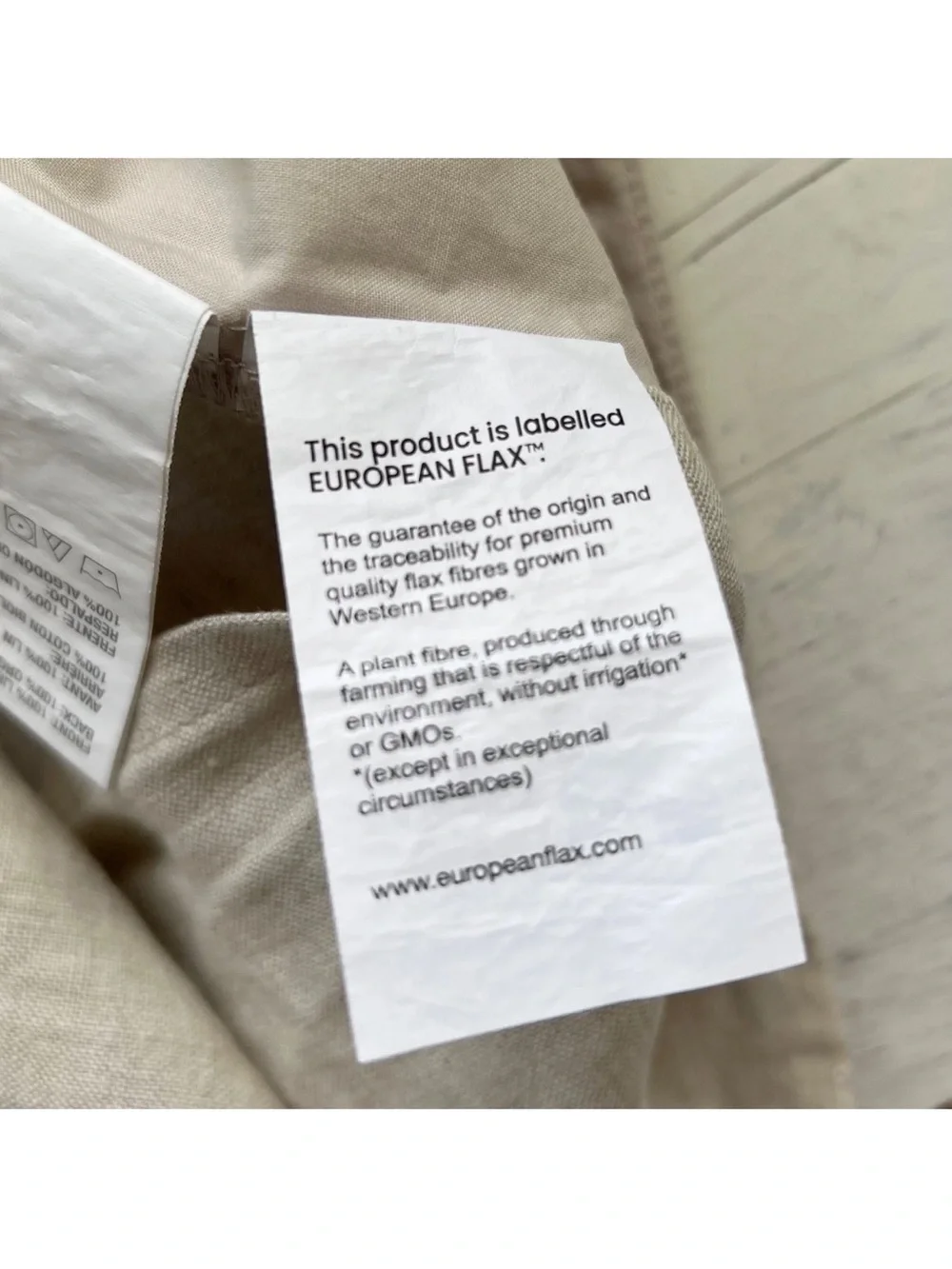 CRATE & BARREL Full/Queen Duvet Cover & 2 Std. Shams Flax Linen Botanical Black